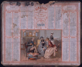 Almanach des Postes et des Télégraphes 1891.