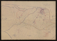 Section B dite du bourg 3e feuille (partie de l'ancienne 1ère et 2e feuille). Plan révisé pour 1938.