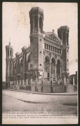 Lyon. Basilique de Fourvière.