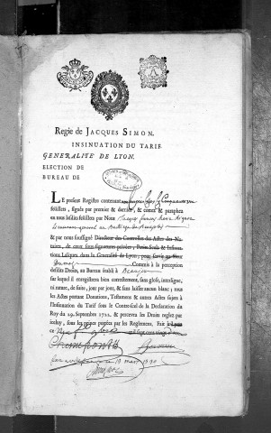 30 août 1730-2 janvier 1736.