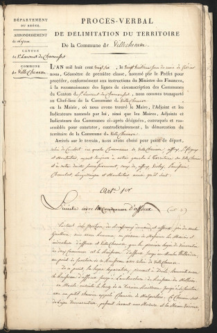 Villechenève, 28 février 1826.