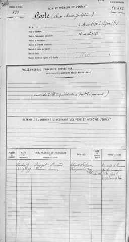 COSTE, Rose, Marie, Joséphine.