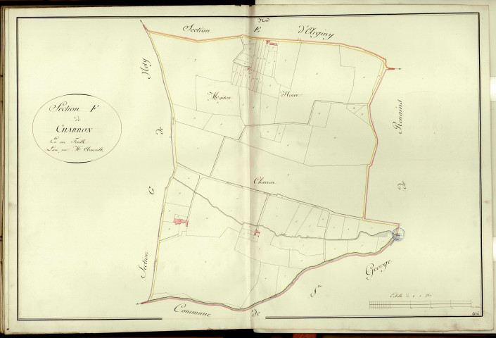 Section F dite de Charron, feuille unique.