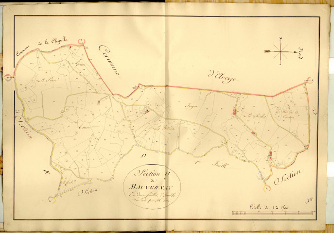 Section D dite de Mauvernay, feuille n°2.