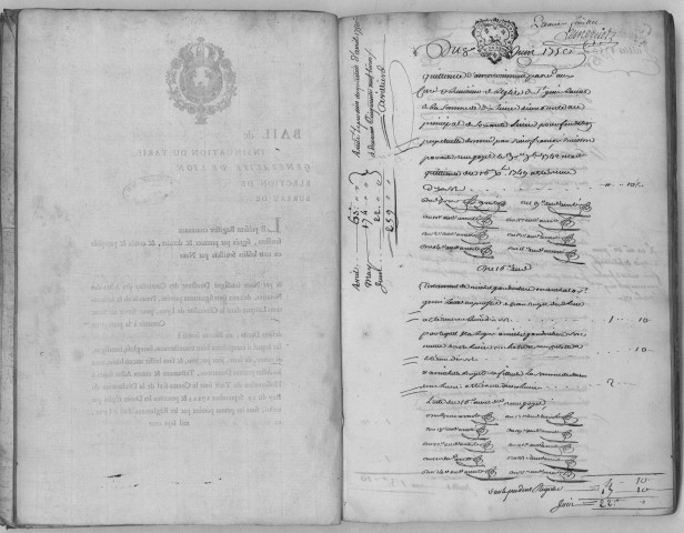 8 juin 1750-27 janvier 1753.