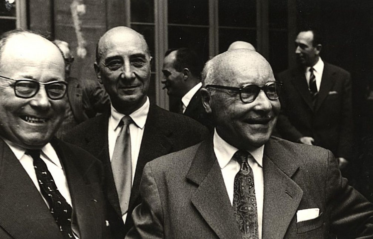 De gauche à droite : Claude LANEYRIE, Jean SANONER, Philippe DANILO.