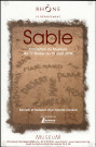 Museum de Lyon. Exposition "Sable. Secrets et beautés d'un minéral" (17 février-15 août 2004).