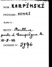KARPINSKI Henri