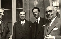 De gauche à droite : Jean CONDAMIN, Roger FULCHIRON, Louis LESCHELIER, Philippe DANILO.