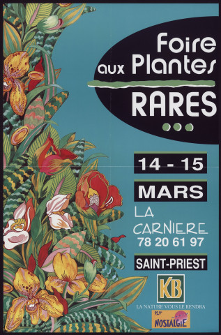 Saint-Priest. Foire aux plantes rares (14-15 mars 1997).