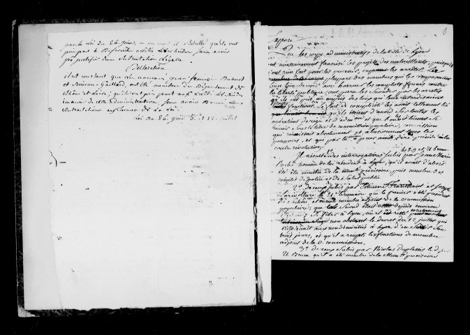 Questions et réquisitoires (brumaire-frimaire an II).