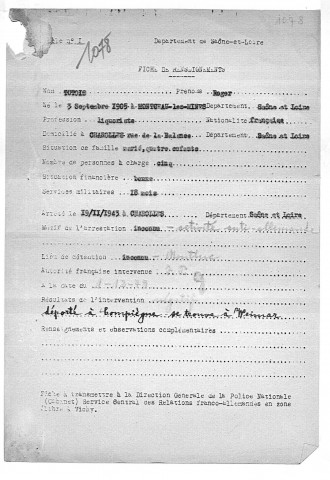 TUTUOIS/TUTOIS Roger