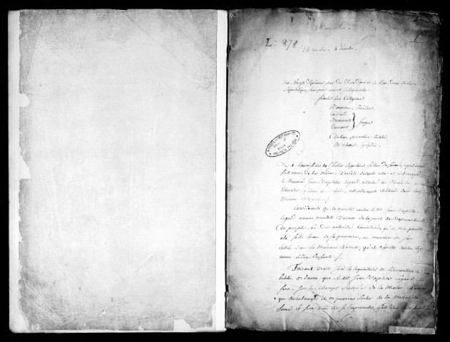 Brumaire-frimaire an II.