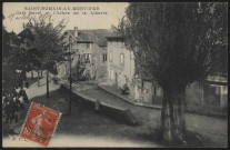 Saint-Romain-au-Mont-d'Or. Café Revol et l'arbre de la Liberté.