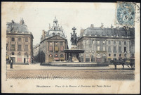 Place de la Bourse et fontaine des Trois-Grâces.