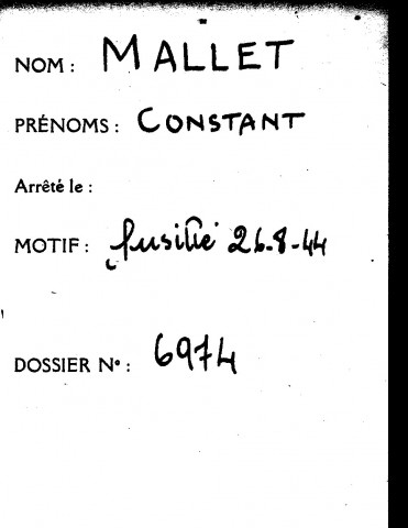 MALLET Constant