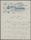 Léon Sézanne imprimeur - Lyon.