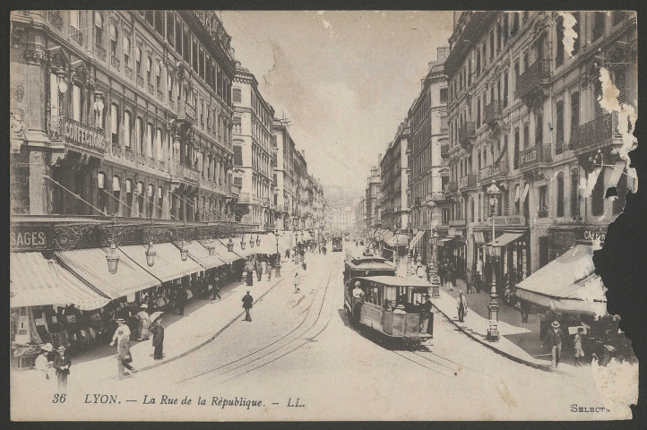 Lyon. Rue de la République.