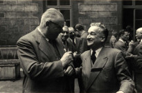 De gauche à droite : Armand HAOUR, M. ROLAND.