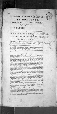11 septembre 1787-8 janvier 1789.