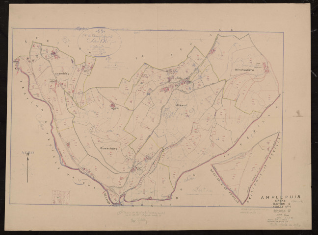 Section D 1ère feuille.