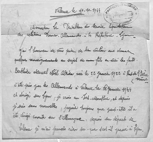 BERTHIER Marcel Noël Adrien