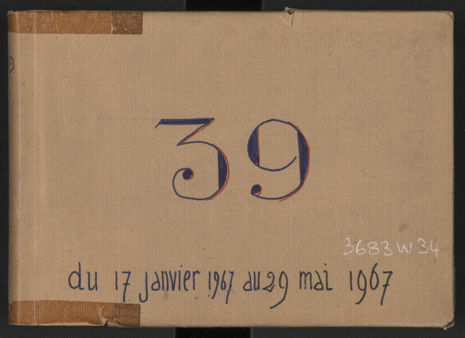 n° 39 (17 janvier-29 mai 1967).