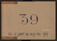 n° 39 (17 janvier-29 mai 1967).