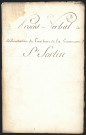 Saint-Sorlin, 3 décembre 1811.