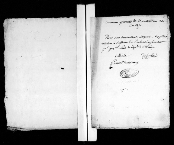 Dossiers n° 1028-1035.