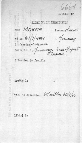 MORFIN Louis