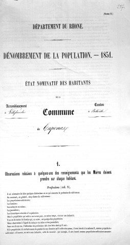 Agglomération/Population éparse