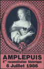 Amplepuis. Marquise de Sévigné. 4e reconstitution historique (6 juillet 1986).