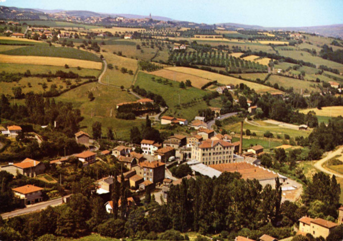 Brussieu. Vue aérienne.