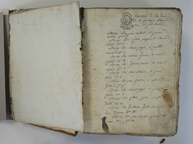 14 frimaire-30 fructidor an II