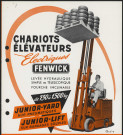 Chariots élévateurs électriques Fenwick - succursale à Lyon.