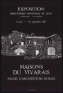 Bibliothèque municipale de la Part-Dieu à Lyon. Exposition "Maisons du Vivarais. Images d'architecture rurale" (31 mai-10 septembre 1983).