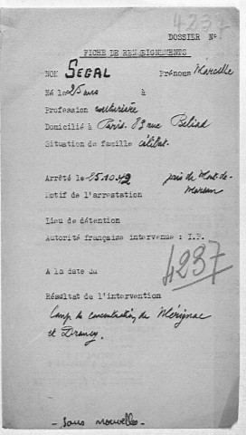 SEGAL Marcelle