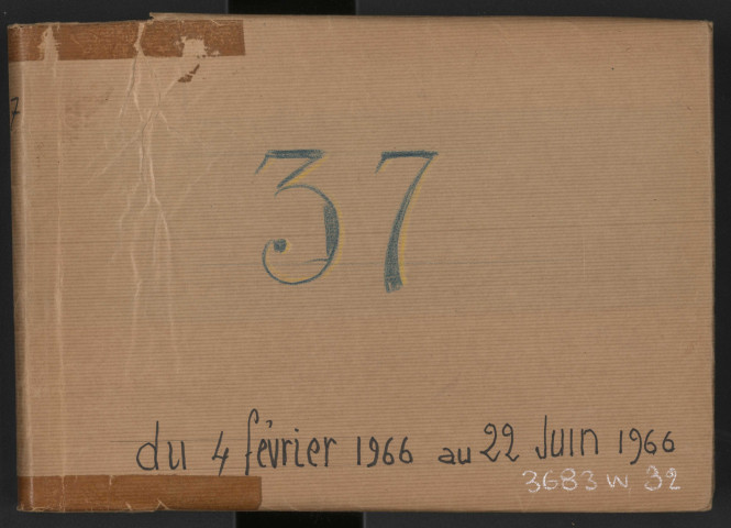 n° 37 (4 février-22 juin 1966).