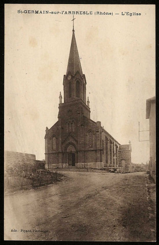 Saint-Germain-sur-l'Arbresle - L'église.
