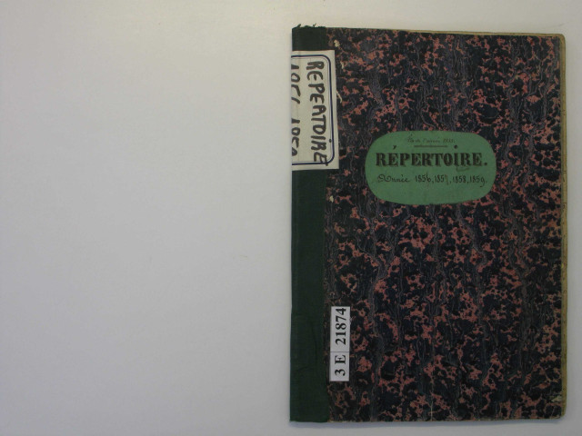 Décembre 1855-14 janvier 1859