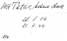 TATAR/TAHAR Mohand Sadek/Sadok