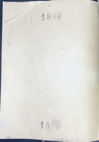 Juillet-décembre 1889