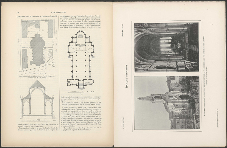 L'Architecture, journal hebdomadaire de la Société Centrale des Architectes français - 17e année - n° 49 (décembre 1904).