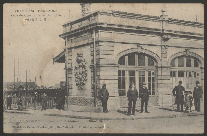 Villefranche-sur-Saône - Gare du chemin de fer Beaujolais après le P.L.M.