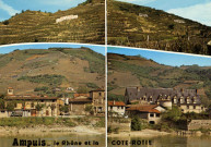 Ampuis. Le Rhône et la Côte-Rotie.