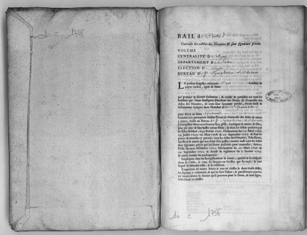 29 juin 1736-15 mars 1737.