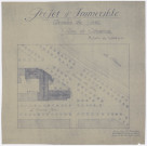 Projet d'immeuble avenue du Parc à Lyon (novembre 1940).