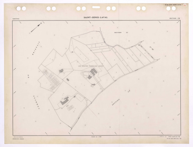 Section CH. Feuille remaniée pour 1986.