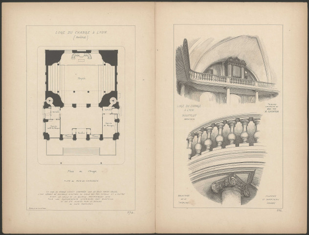 Loge du Change à Lyon.